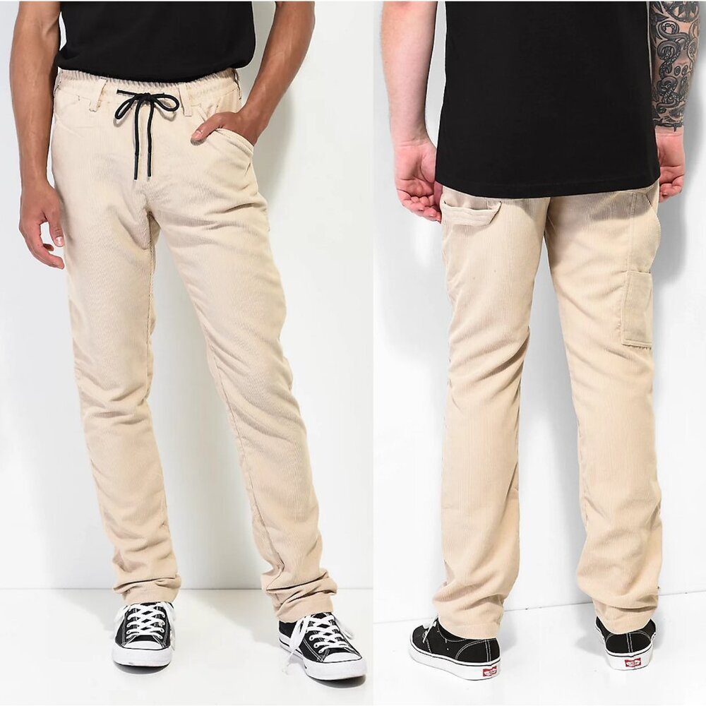 NWT New American Stitch Take Me Corduroy Carpenter Pants Size XL